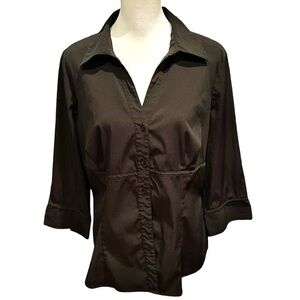Hillary & Hanson Black Women’s Blouse SZ XL
